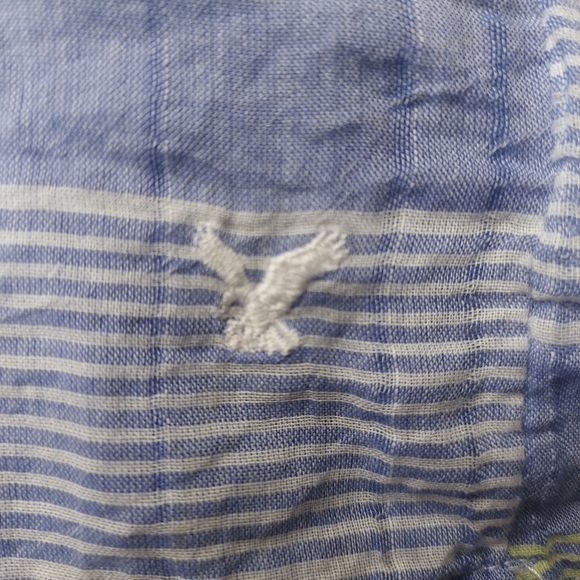 AE Boyfriend Cut Button Down Longsleeeve Shirt - Picture 9 of 10